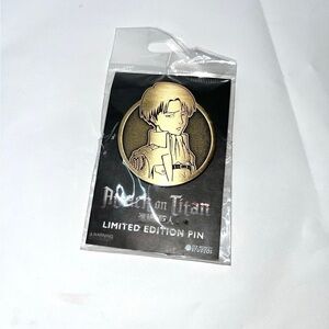 Attack on Titan Levi enamel pin